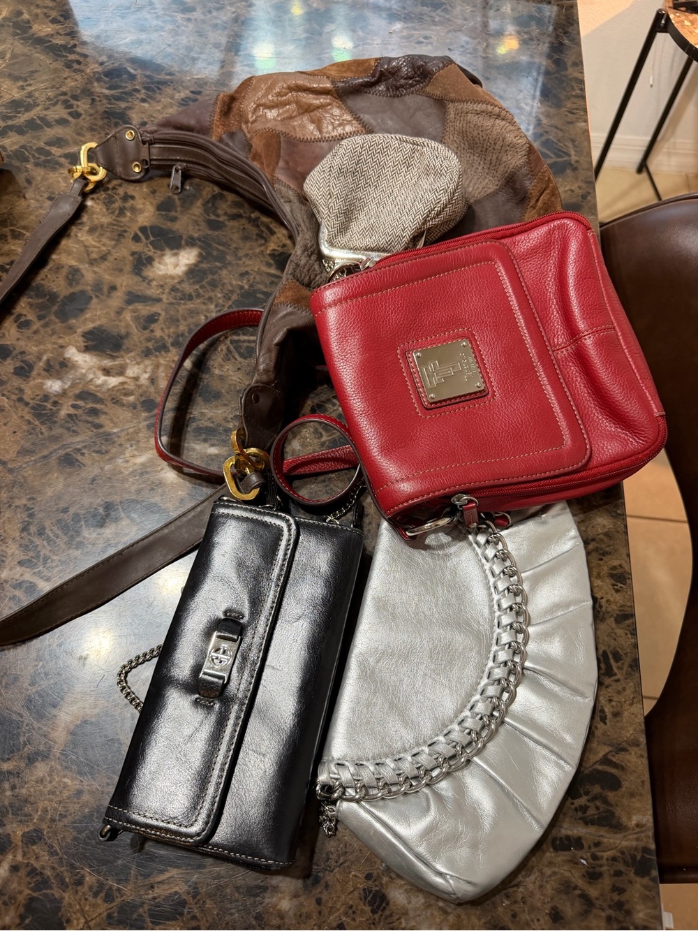 Bundle of 5 Bags – Leather, Vintage & Y2K Styles